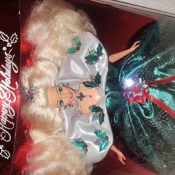 1995 Limited Edition Hoilday Barbie New In Box - Picture 5 of 7